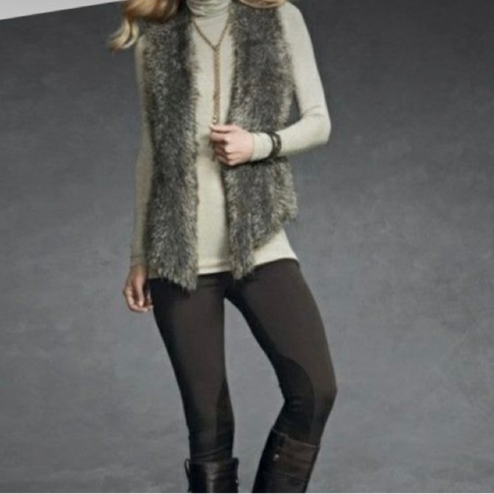 CAbi faux fur vest